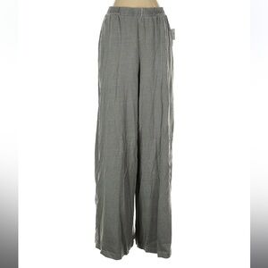 Gray Wide-Leg Pants